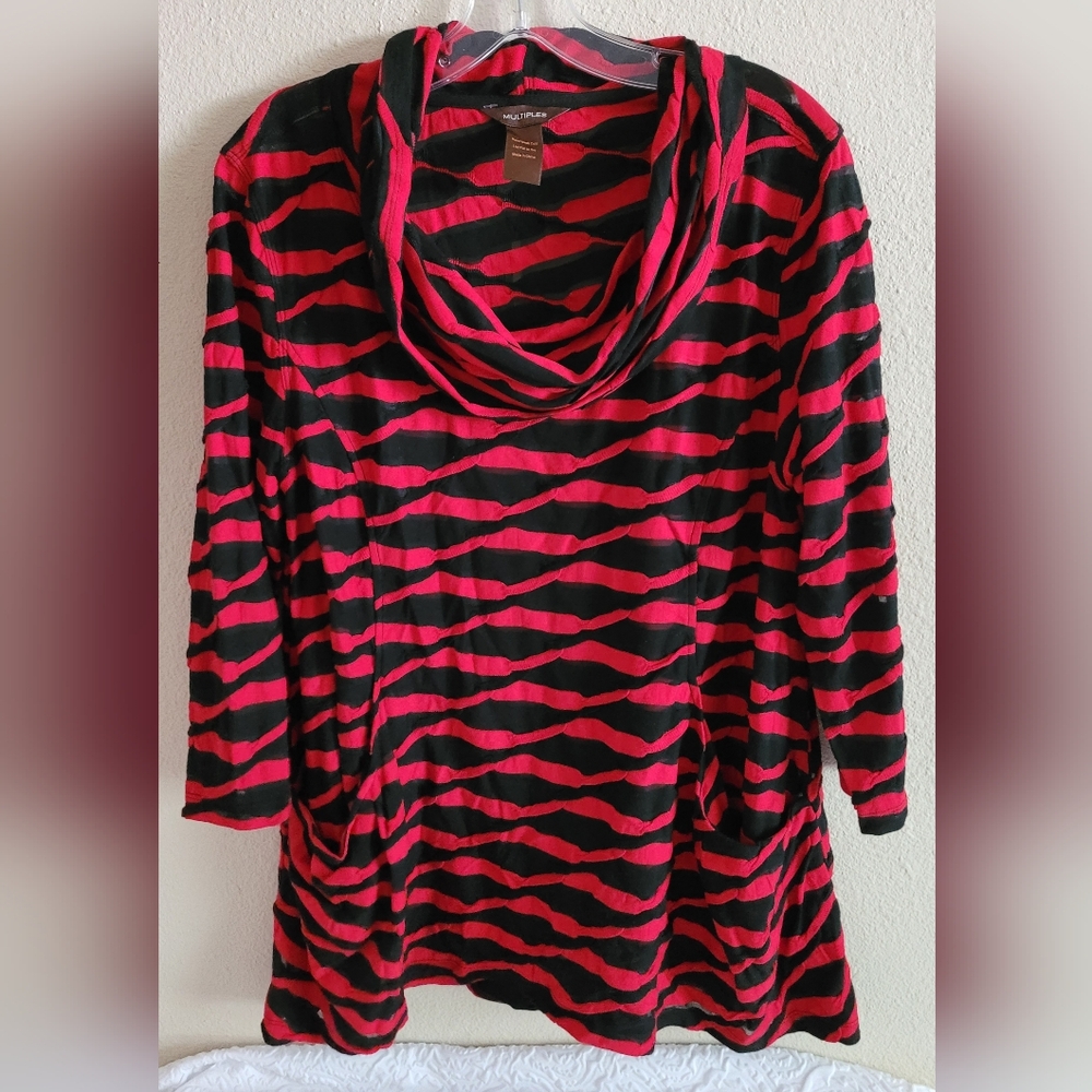 Multiples Wave knit tunic